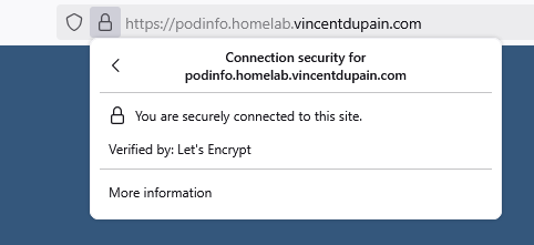 Connection sécurisée en tls